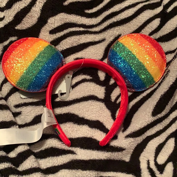 Authentic Disney parks Mickey rainbow ears!